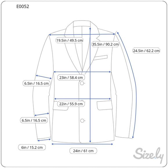 Ermenegildo Zegna Men Blazer Blue Houndstooth Sport Coat Wool Classic Jacket 44 - Picture 13 of 13